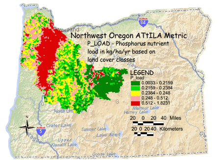 Image of Northwest Oregon Phosphorus Load