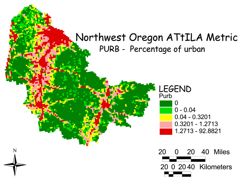 Large Image of Northwest Oregon Urban