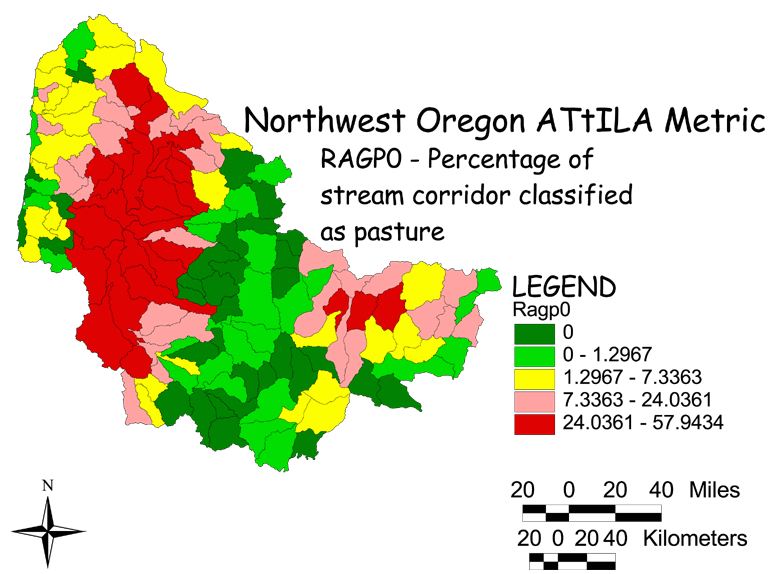 Large Image of Northwest Oregon Stream Corridor/Pasture