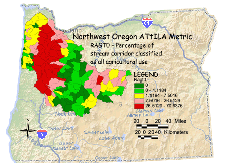 Image of Northwest Oregon Stream Corridor/Agricultural Land