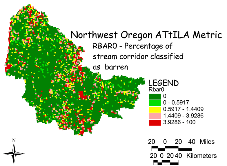 Large Image of Northwest Oregon Barren/Stream Corridor