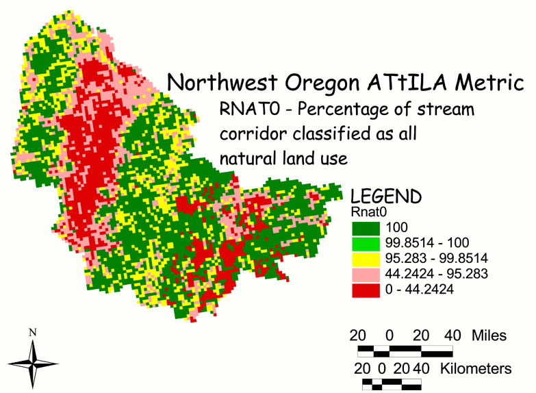 Large Image of Northwest Oregon Natural Use/Stream Corridor