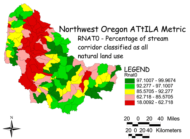 Large Image of Northwest Oregon Stream Corridor/Natural Land Use