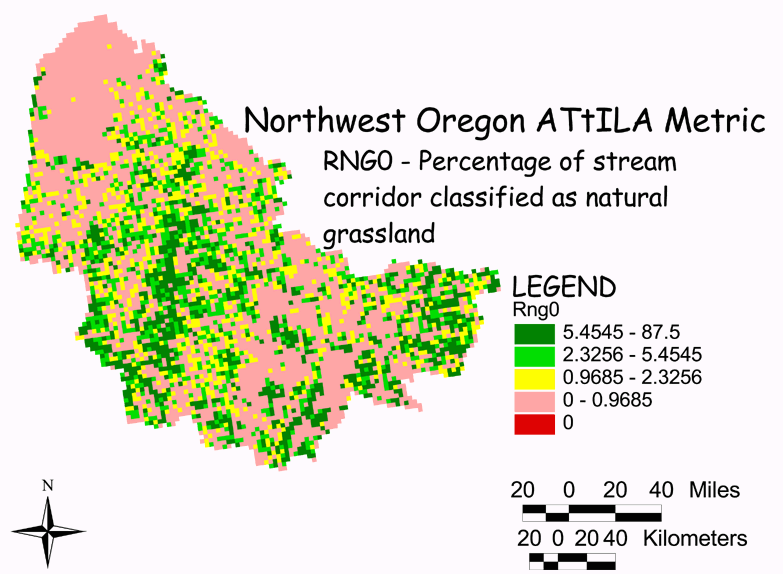 Large Image of Northwest Oregon Grass Land/Stream Corridor