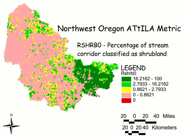 Large Image of Northwest Oregon Shrub Land/Stream Corridor