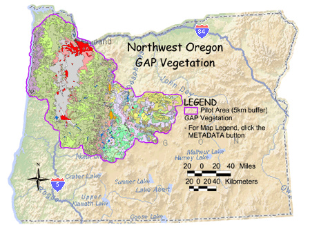 Image of Northwest Oregon GAP Vegetation