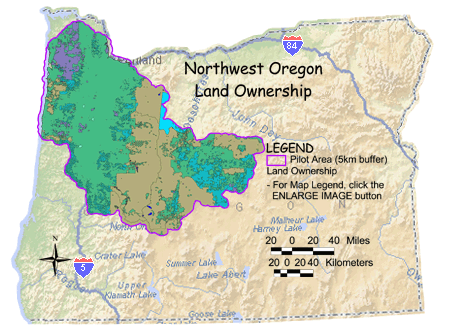 Image of Northwest Oregon Land Ownership