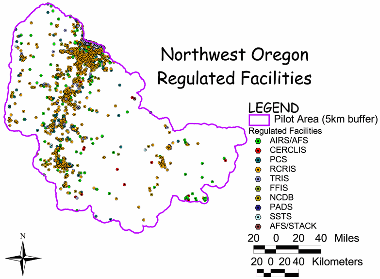 Large Image of Northwest Oregon Regulated Facilities