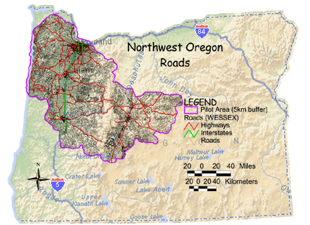 Image of Northwest Oregon Roads