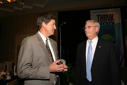Bryon Griffith, Director of the Gulf of Mexico Program, and
Stephen Johnson, EPA Administrator.