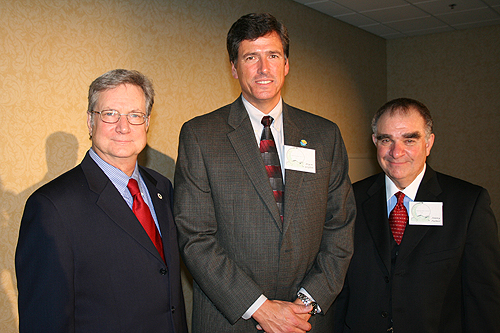 EPA Region 6 Administrator Richard Greene, Gulf of Mexico Program Director Bryon Griffith, and EPA Region 4 Director Jimmy Palmer.