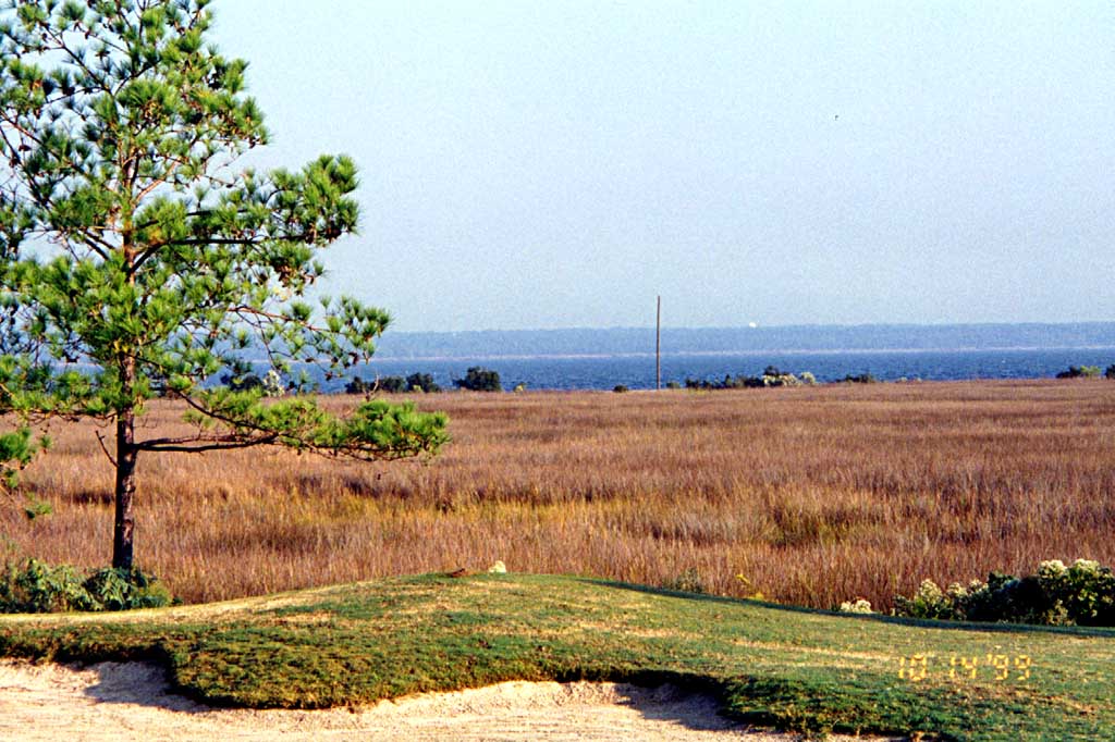 A beautiful view of the Bay of St. Louis can be seen from the 6th, 7th, 8th, and 9th holes. Environmental protection was a priority goal of the golf course planners since the course sits on 110 acres of pinewoods, salt marsh and fresh water wetlands adjacent to the Bay.