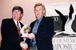 Bruce Moulton presents award to Wade Battles