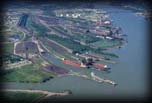 Port of Toledo docks, Maumee Bay Toledo, OhioToledo-