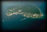 Aerial view of Mackinac Island Mackinac Island, Michigan