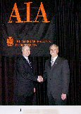 Then Acting Administrator Steve Johnson and President of AIA's Board of Directors, Douglas L Steidl