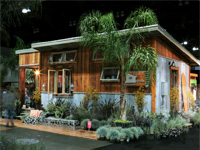 Photo of green home made from reclaimed materials by Reclaimed Spaces.  Honorable mention in the Lifecycle Building Challenge Professional Building Category.