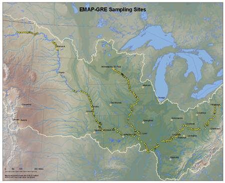 EMAP-GRE Sampling Sites