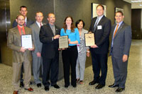 2009 Midwest Clean Diesel Initiative Award winners with MCDI Co-Chairs, September 17, 2009