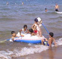 Children Rafting