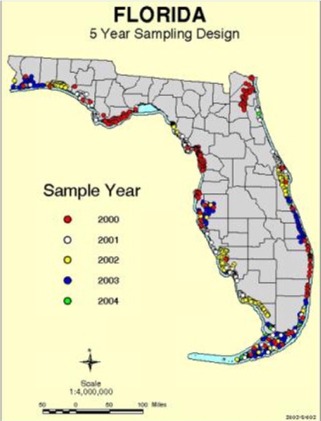 Florida Map with Sites