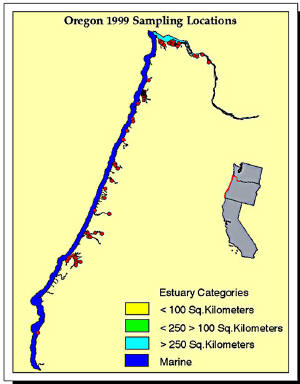 Map Oregon Coast Sites