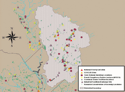 The Anacostia Watershed Map