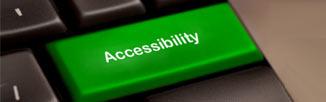 A key on a keyboard labeled accessibility