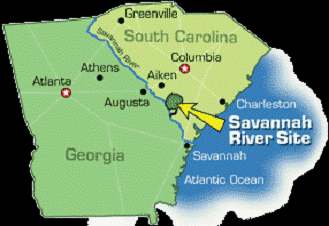 Savannah River Superfund Site Map