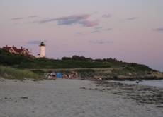 Photo of Nobska Beach and Light, MA.