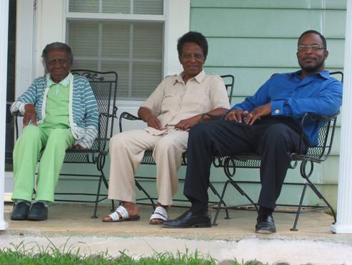 ReGenesis executive director Harold Mitchell with his mother and grandmother.