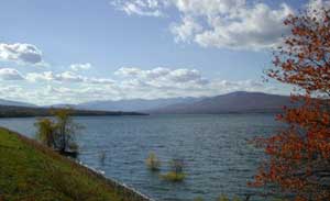 Ashokan Reservoir in Ulster County, New York