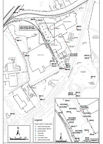 Harcos Chemical Site Map