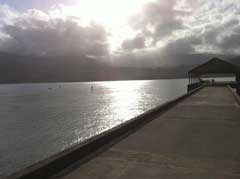 Photograph of Hanalei Bay, Hawai'i