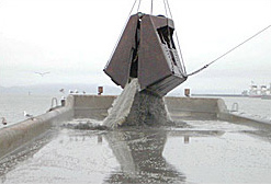 Photo of ocean dredging equipment