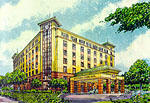 Artist's Rendition of the Completed Hotel at the Everett Ave. Urban Renewal District