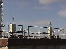 Photo of  air monitoring instrumentation.