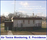 Photo of Air Monitoring Site in East Providence, Rhode Island