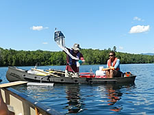 Photo: Collecting Zooplankton Samples