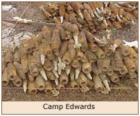 photo of unexploded shells