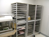 Photo showing Filter Conditioning Station. This links to a larger image.