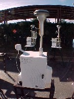 Photo showing the R&P Single Channel Sampler. This  links to a larger image.