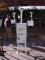 Photo showing the Andersen Single Channel Sampler. This  links to a larger image.