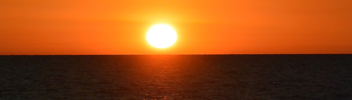 sunrise over Lake Michigan