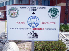 stormwater sign
