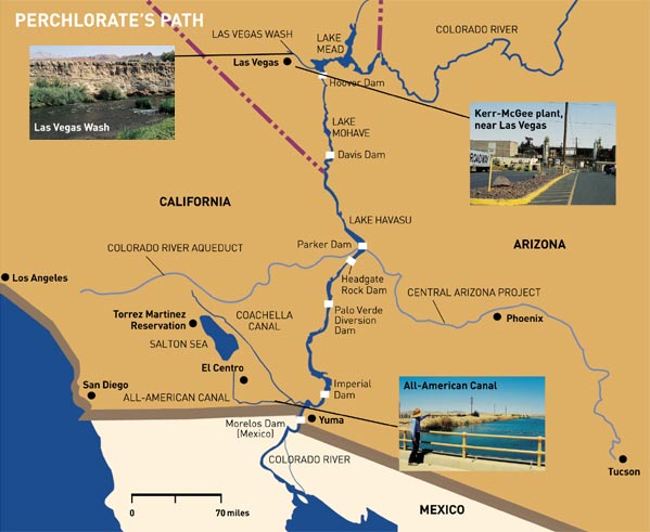 Colorado River Aqueduct Map Perchlorate In The Pacific Southwest - Region 9 - Us Epa