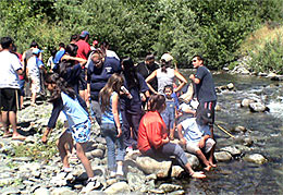 Photo of: Youth at Environmental Youth Camp in 2004
