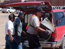 hazardous and electronic waste collection