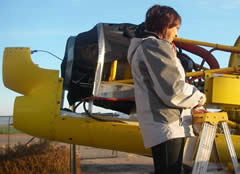Inspection of an Aircraft Used for Pesticide Applications