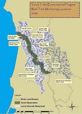 Map of the Yurok Reservation